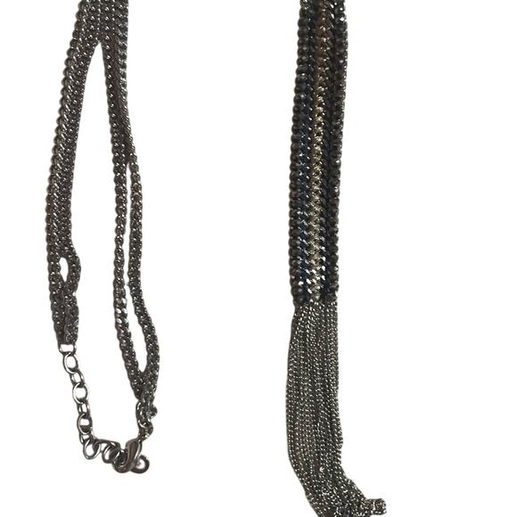 Stella & Dot Silvertone Long Lariat Necklace classic
Boho women’s sparkle office - Picture 2 of 8